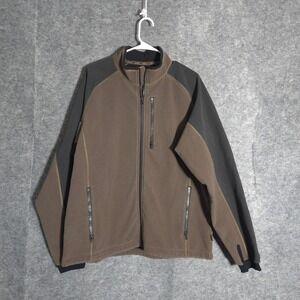 Kuhl Interceptr Jacket Men XL Brown Full Zip Fleece Softshell Hiking Outdoor New